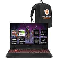 Asus TUF Gaming A15 LP126 LP126P311 Harici GeForce RTX 4070 AMD Ryzen 9 8945H 24 GB Ram 256 GB SSD 15.6 inç Full HD FreeDos Oyuncu Laptop + PER4 Çanta