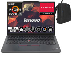 Lenovo Thinkpad E14 Gen 5 21JK0003TX BT24 Dahili AMD Radeon RX Vega 7 AMD Ryzen 5 7530U 16 GB Ram 256 GB SSD 14 inç Full HD FreeDos Laptop + WeblegelsinÇanta