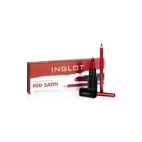 Inglot Kırmızı Saten Makyaj Seti