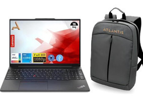 Lenovo Thinkpad E16 Gen 1 21JN0005TX ATL42 Dahili Intel Iris Xe Graphics Eligible Intel Core i5 1335U 16 GB Ram 256 GB SSD 16 inç Full HD Windows 11 Pro Laptop + çanta