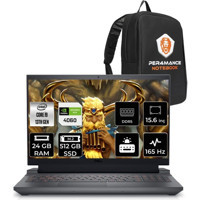 Dell Gaming G15 5530 G55302401017UP42 Harici GeForce RTX 4060 Intel Core i9 13900HX 24 GB Ram 512 GB SSD 15.6 inç Full HD FreeDos Oyuncu Laptop + PER4 Çanta