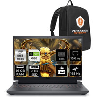 Dell Gaming G15 5530 G55302401017UP69 Harici GeForce RTX 4060 Intel Core i9 13900HX 96 GB Ram 2 TB SSD 15.6 inç Full HD FreeDos Oyuncu Laptop + PER4 Çanta