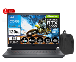 Dell G15 5530 G5530240100504 Harici GeForce RTX 3050 Intel Core i7 13650HX 32 GB DDR5 Ram 512 GB SSD 15.6 inç Full HD FreeDos Oyuncu Laptop + Zetta Çanta