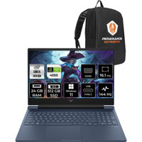 HP Victus 16 9J265EAPN392 Harici GeForce RTX 4050 Intel Core i5 14500HX 24 GB Ram 512 GB SSD 16.1 inç Full HD Windows 11 Pro Oyuncu Laptop + PER4 Çanta