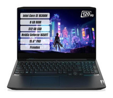 Lenovo IdeaPad Gaming 3 81Y400XSTX Harici GeForce GTX 1650Ti Intel Core i5 10300H 8 GB Ram 512 GB SSD 15.6 inç Full HD FreeDos Oyuncu Laptop