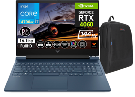 HP Victus 16 R1001NT VCS9J205EA23 Harici GeForce RTX 4060 Intel Core i7 14700HX 32 GB DDR5 Ram 1 TB SSD 16.1 inç Full HD Windows 11 Pro Oyuncu Laptop + Zetta Çanta