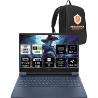 HP Victus 16 9J265EAPN413 Harici GeForce RTX 4050 Intel Core i5 14500HX 64 GB Ram 1 TB SSD 16.1 inç Full HD Windows 11 Pro Oyuncu Laptop + PER4 Çanta