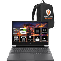 HP Victus 16 892P9EAPN438 Harici GeForce RTX 4050 AMD Ryzen 7 7840HS 64 GB Ram 2 TB SSD 16.1 inç Full HD Windows 11 Pro Oyuncu Laptop + PER4 Çanta