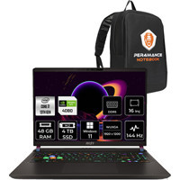 MSI Vector 16 HX A13VHG495TRP410 Harici GeForce RTX 4080 Intel Core i7 13700HX 48 GB Ram 4 TB SSD 16 inç Full HD Windows 11 Pro Oyuncu Laptop + PER4 Çanta