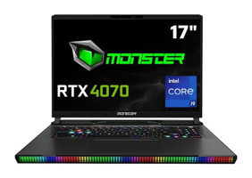 Monster Semruk 7 V9.2.2 Harici GeForce RTX 4070 Intel Core i9 13950HX 64 GB Ram 2 TB SSD 17 inç Full HD FreeDos Oyuncu Laptop