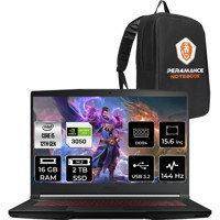 MSI Thin GF63 12UC877XTRP314 Harici GeForce RTX 3050 Intel Core i5 12450H 16 GB Ram 2 TB SSD 15.6 inç Full HD FreeDos Oyuncu Laptop + PER4 Çanta