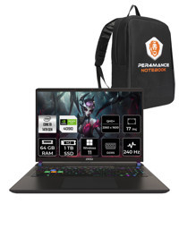 MSI Vector 17 HX A14VIG-879XTR Harici GeForce RTX 4090 Intel Core i9 14900HX 64 GB Ram 1 TB SSD 17 inç QHD Windows 11 Home Oyuncu Laptop + PER4 Çanta