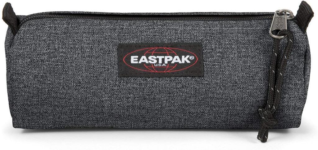 Eastpak Benchmark Single EK37277H Gri Düz Bez Tek Gözlü Üçgen Cüzdan Kalemlik