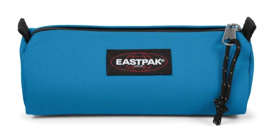 Eastpak Single Voltaic EK3724D5 Mavi Düz Bez Tek Gözlü Üçgen Cüzdan Kalemlik