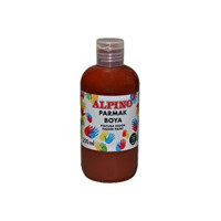 Alpino DD-030075 Yıkanabilir 250 ml Kahverengi Parmak Boyası