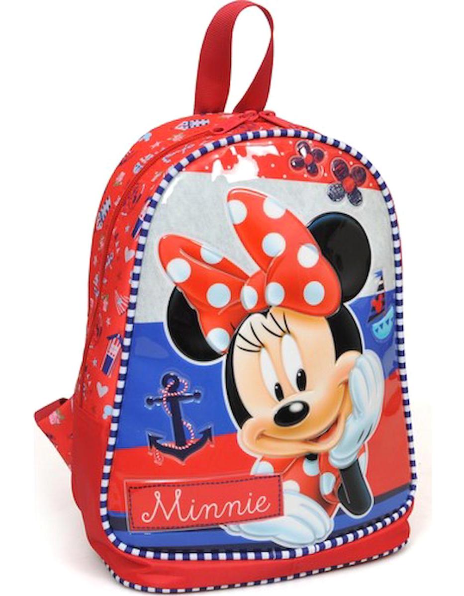 Yaygan Çanta 73169 Minnie Mouse Disney Tek Gözlü Kırmızı İlkokul Kız Çocuk Sırt Çantası