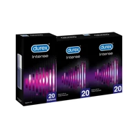 Durex Intense Tırtıklı Prezervatif 2x20'li+Intense Uyarıcı Jel