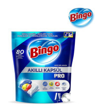 Bingo Akıllı Kapsül Pro Tablet Bulaşık Makinesi Deterjanı 80 Adet