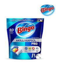 Bingo Akıllı Kapsül Pro Tablet Bulaşık Makinesi Deterjanı 50 Adet