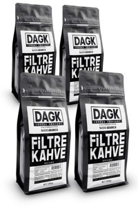 Dagk Arabica Öğütülmüş Filtre Kahve 4x200 gr