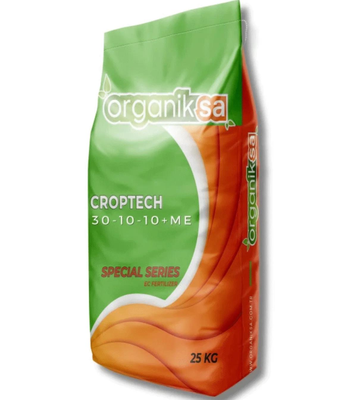 Organiksa Croptech İz Elementli 30 10 10 Toprak Toz Gübre 25 kg