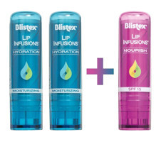 Blistex Lip Infusions Hydration Yetişkin Dudak Nemlendirici Balm 3x3.7 gr