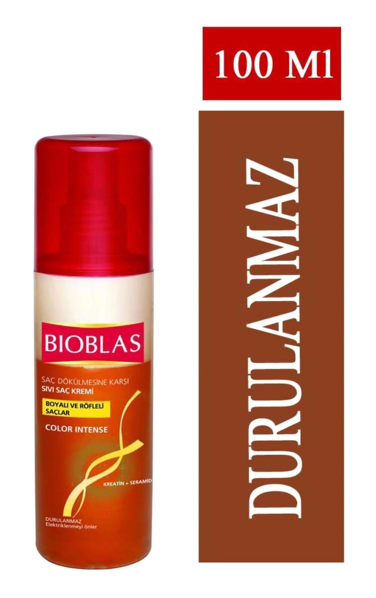 Bioblas Color Intense Saç Dökülmesine Karşı Boyalı Tüm Saçlar İçin Saç Kremi Durulanmayan Saç Kremi 100 ml