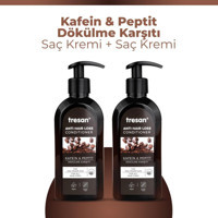 Tresan Kafein-Peptitli Dökülme Karşıtı Keratinli Tüm Saçlar İçin Saç Kremi 2x300 ml