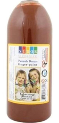 Südor Yıkanabilir 500 ml Kahverengi Parmak Boyası