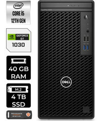 Dell OptiPlex 3000MT N010O3000MTACP440 Harici GeForce GT 1030 Intel Core i5 12500 40 GB Ram 4 TB SSD Tower Windows 11 Pro Masaüstü Bilgisayar + PER4 BELLEK