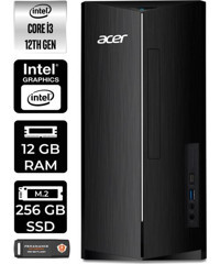 Acer Aspire TC1760 DTBHUEM004P356 Dahili Intel UHD Graphics Intel Core i3 12100 12 GB Ram 256 GB SSD Tower Windows 11 Home Masaüstü Bilgisayar + PER4 BELLEK