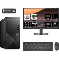 Dell Vostro 3020 N2062VDT3020MTUMNT4318 Harici GeForce GTX 1650 Intel Core i7 13700 20 GB Ram 1 TB SSD Tower FreeDos 21.5 inç Monitörlü Masaüstü Bilgisayar + PER4 BELLEK