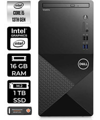 Dell Vostro 3020 N2050VDT3020MTUP313 Dahili Intel UHD Graphics 730 Intel Core i5 13400 16 GB Ram 1 TB SSD Tower FreeDos Masaüstü Bilgisayar + PER4 BELLEK