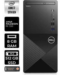 Dell Vostro 3020 N2062VDT3020MTUP402 Harici Radeon RX 550 Intel Core i7 13700 8 GB Ram 512 GB SSD Tower Windows 11 Pro Masaüstü Bilgisayar + PER4 BELLEK