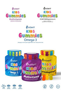 Atavit Kids Gummies Çiğnenebilir Omega 3 Tablet 180 Adet