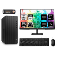 HP Pro Tower 290 G9 8T2X1ES Dahili Intel UHD Graphics Intel Core i7 13700 16 GB Ram 256 GB SSD Tower FreeDos 23.8 inç Monitörlü Masaüstü Bilgisayar