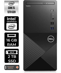 Dell Vostro 3020 N2054VDT3020MTUP364 Dahili Intel UHD Graphics 730 Intel Core i5 13400 16 GB Ram 2 TB SSD Tower Windows 11 Home Masaüstü Bilgisayar + PER4 BELLEK