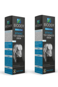 Bioder Tüm Ciltler İçin Tüm Vücut Genital Bölge Erkek Tüy Dökücü Sprey 2x100 ml