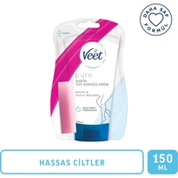 Veet Pure Hassas Ciltler İçin Tüm Vücut Genital Bölge Kadın Tüy Dökücü Sprey 150 ml