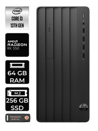 HP Pro Tower 290 G9 8T2X0ES Harici Radeon RX 550 Intel Core i3 13100 64 GB Ram 256 GB SSD Tower Windows 11 Pro Masaüstü Bilgisayar + PER4 BELLEK