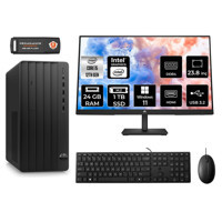 HP Pro Tower 290 G9 6D3A5EA Dahili Intel UHD Graphics Intel Core i5 12500 24 GB Ram 1 TB SSD Tower Windows 11 Pro 23.8 inç Monitörlü Masaüstü Bilgisayar