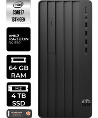 HP Pro Tower 290 G9 8T2X1ESP450 Harici Radeon RX 550 Intel Core i7 13700 64 GB Ram 4 TB SSD Tower Windows 11 Pro Masaüstü Bilgisayar + PER4 BELLEK