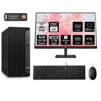 HP Pro Tower 400 G9 6U3M8EA Dahili Intel UHD Graphics Intel Core i5 12400 20 GB Ram 2 TB SSD Tower Windows 11 Home 23.8 inç Monitörlü Masaüstü Bilgisayar