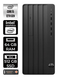 HP Pro Tower 290 G9 6D3A5EA Dahili Intel UHD Graphics Intel Core i5 12500 64 GB Ram 512 GB SSD Tower Windows 11 Pro Masaüstü Bilgisayar + PER4 BELLEK