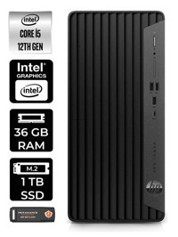 HP Pro Tower 400 G9 6U3M8EA Dahili Intel UHD Graphics Intel Core i5 12400 36 GB Ram 1 TB SSD Tower FreeDos Masaüstü Bilgisayar + PER4 BELLEK