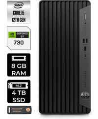 HP Pro Tower 400 G9 6U3M8EAP405 Harici GeForce GT 730 4 GB Intel Core i5 12400 8 GB Ram 4 TB SSD Tower Windows 11 Pro Masaüstü Bilgisayar + PER4 BELLEK