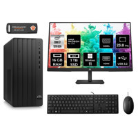 HP Tower 290 G9 8T2X1ES Harici Radeon RX 550 Intel Core i7 13700 16 GB Ram 1 TB SSD Tower Windows 11 Home 23.8 inç Monitörlü Masaüstü Bilgisayar