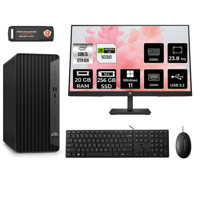 HP Tower 400 G9 6U3M8EA Harici GeForce RTX 3060 Ti Intel Core i5 12400 20 GB Ram 256 GB SSD Tower Windows 11 Pro 23.8 inç Monitörlü Masaüstü Bilgisayar