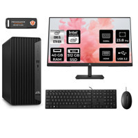 HP Tower 400 G9 6U3M8EA Harici Radeon RX 550 Intel Core i5 12400 40 GB Ram 512 GB SSD Tower FreeDos 23.8 inç Monitörlü Masaüstü Bilgisayar