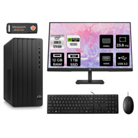 HP Tower 290 G9 6D3A1EA Harici GeForce RTX 3060 Ti Intel Core i3 12100 12 GB Ram 1 TB SSD Tower FreeDos 23.8 inç Monitörlü Masaüstü Bilgisayar